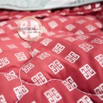 Одеяло 4 сезона на кнопках цвет Красный Arda 175х215 см двуспальное