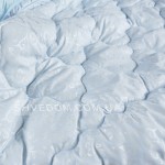 Одеяло 4 сезона на кнопках цвет Голубой Arda 175х215 см двуспальное