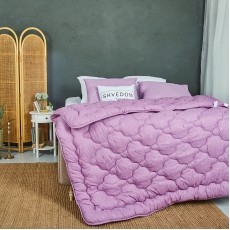 Набор Damani Фиолет стёбаное одеяло + 2 подушки (70*70) в размерах