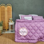 Набір Фіолет стьобаної ковдри з подушками 50*70 см Damani у розмірах