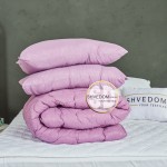 Набор Фиолет стёбаного одеяла с подушками 50*70 см Damani в размерах