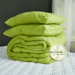 Набор Фисташка стёбаного одеяла с подушками 50*70 см Damani в размерах