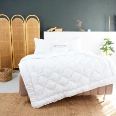 Набор Damani Белый стёбаное одеяло + 2 подушки (70*70) в размерах