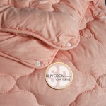 Одеяло 4 сезона на кнопках цвет Терракота Damani, размеры на выбор