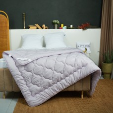 Одеяло Овечья шерсть Damani Зима-500 Сиреневый цвет размер на выбор