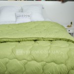 Одеяло Damani из овечьей шерсти Зима-500г/м2 зеленого цвета, с размером на выбор