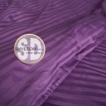  Набор постельного белья Страйп сатин Фиолет150х215 см