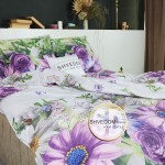   Постельное белье DaMari Бязь Голд - "3D цветы" ромашки и розы 150х215(2) см семейный
