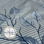   Постельное белье DaMari Бязь Голд - "Листья" серый компаньон 150х215(2) см семейный