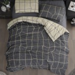Евро постельное белье фланель First Choice Adonis Gray серый Турция  (50х70 см)