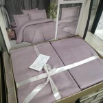 Постельное белье First Choice c. Jacquard Satin 200x220 см Lamone Lavender Сиреневый