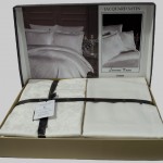 Семейное постельное белье First Choice c. Jacquard Satin 160x220(2) см Lamone Cream