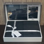 Постельное белье First Choice с. Deluxe Ranforce Dark 200х220 см євро Gala Black 