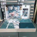 Постільна білизна La Romano Premium Satin 200х220 см Annamaria Tapestry Морський зелений