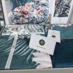 Постельное белье La Romano Premium Satin 200х220 см Annamaria Tapestry Морской зеленый