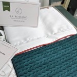 Постільна білизна La Romano Premium Satin 200х220 см Nadia Tapestry Білий + Зелений