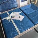 Постельное белье La Romano Premium Satin 200х220 см Theron blue Синий