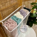 Набор махровых полотенец 50х90 см Lux Cotton LuiSa Akasya для лица 6 шт.