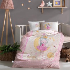 Детское постельное белье в кроватку Clasy Baby Ranforce 100×150 см Moon