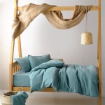Постільна білизна в ліжечко Limasso Муслін Dubrovnik Muslin Baby 100×150 см Mineral Blue Блакитний