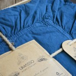 Комплект постільної білизни Limasso Stonewashed Exclusive 200 х 220 см євро Dress Blue  Варена Бавовна
