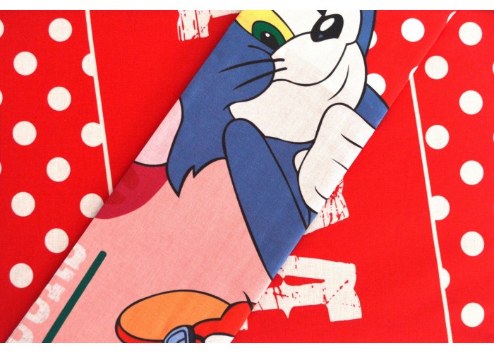 Дитяча постільна білизна Kayra с.Marchio 160×220 см, Tom and Jerry