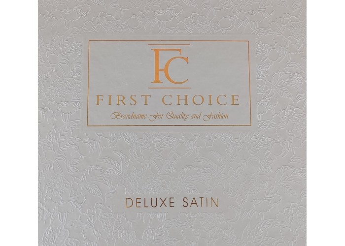 Постільна білизна First Choice c.Deluxe Satin 200х220 см Square Style в кольорах